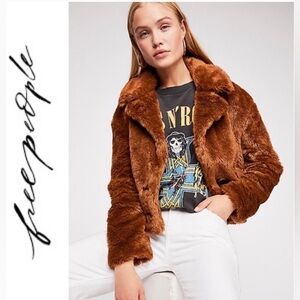 Free People Mena  Teddy Jacket